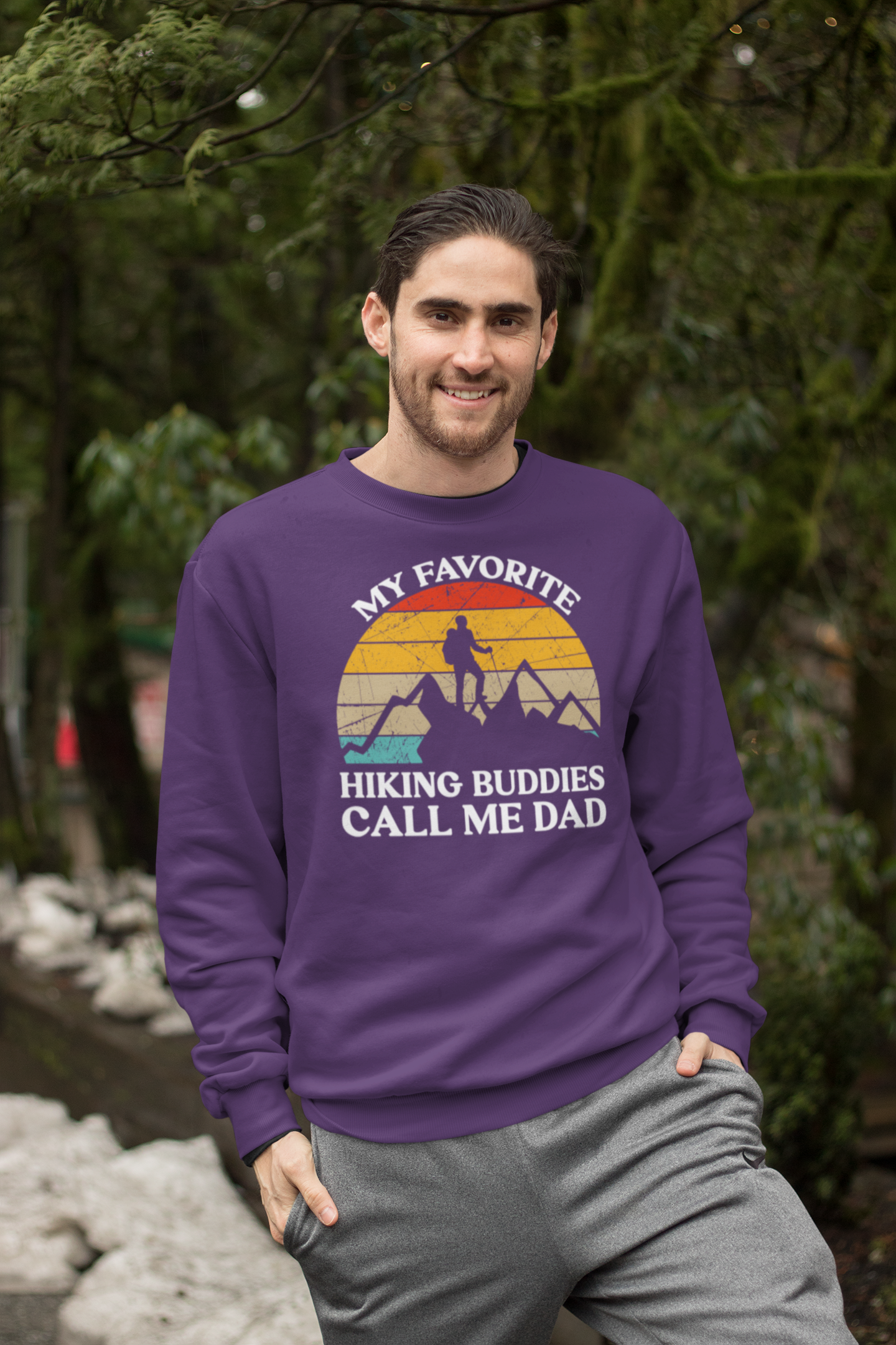 Cozy Summit-Ready Dad Pullover