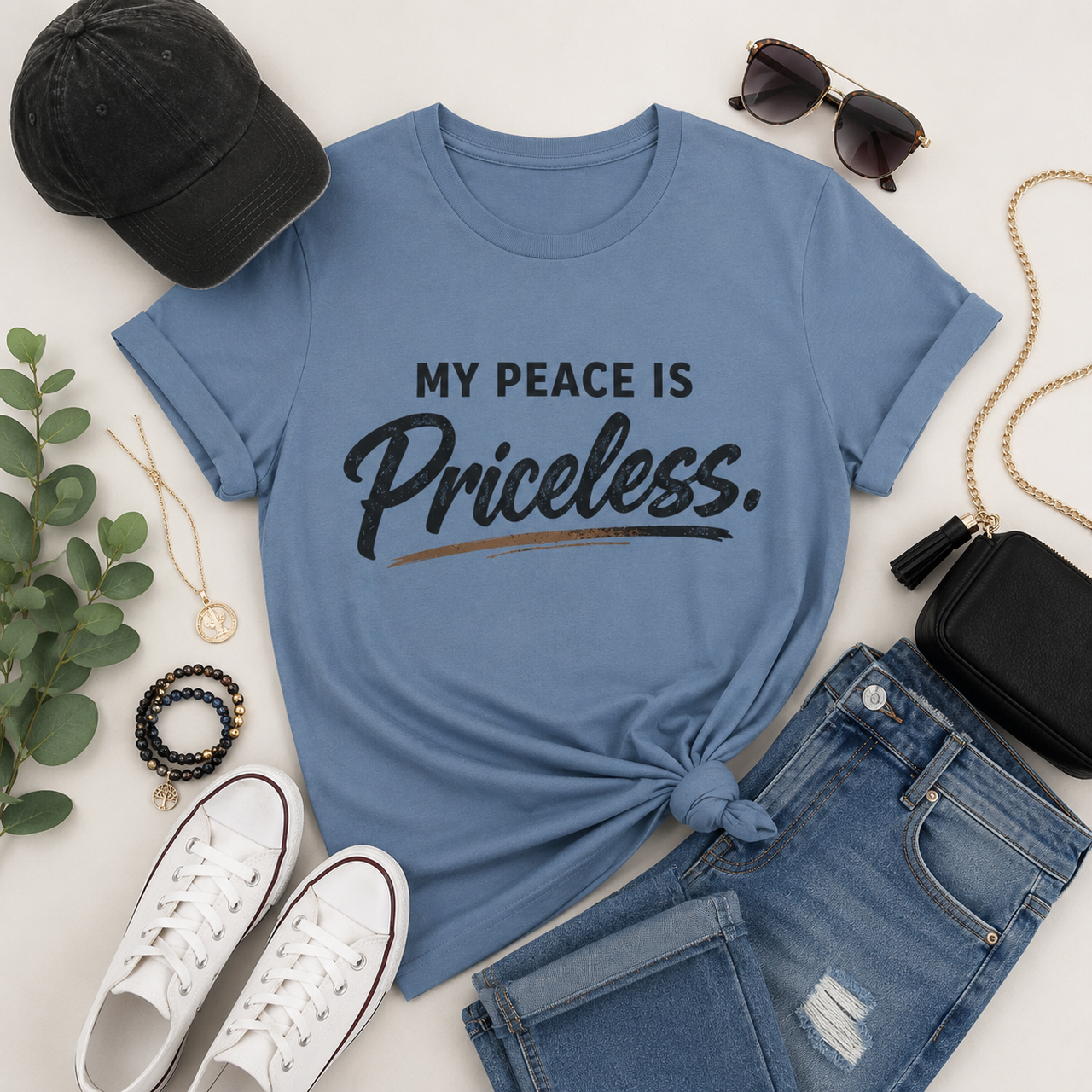 My Peace Is Priceless T-Shirt | Inspirational Mindfulness Tee