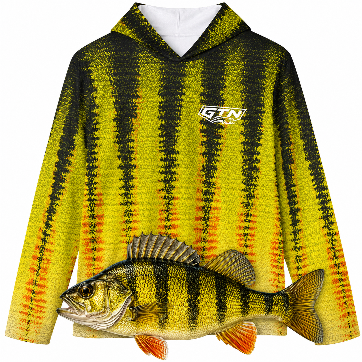 Yellow Perch Performance Sun Hoodie