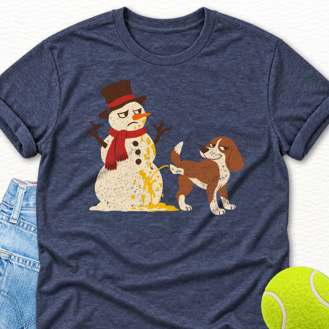 Dog Snowman T-Shirt