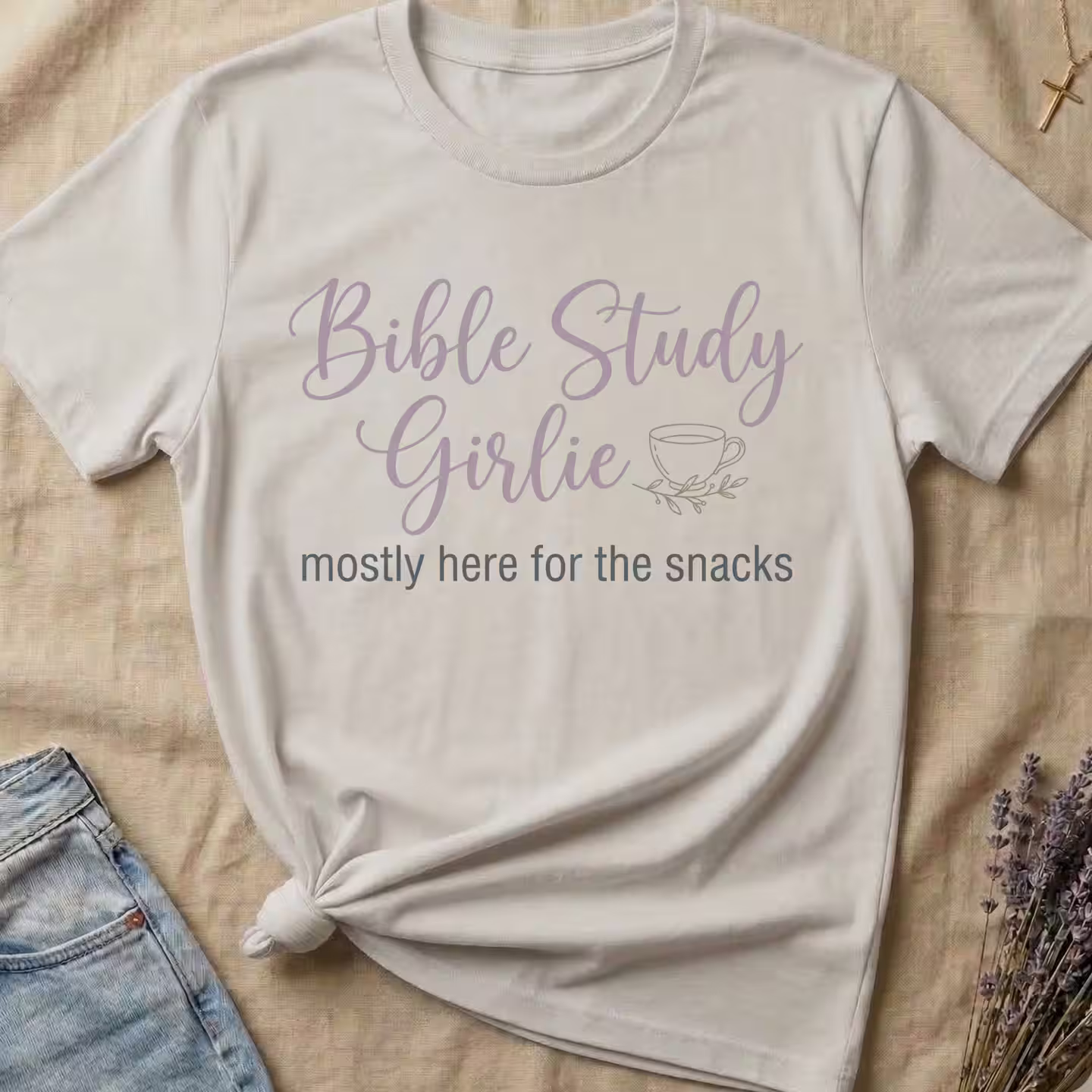 Bible Study Girlie T-Shirt