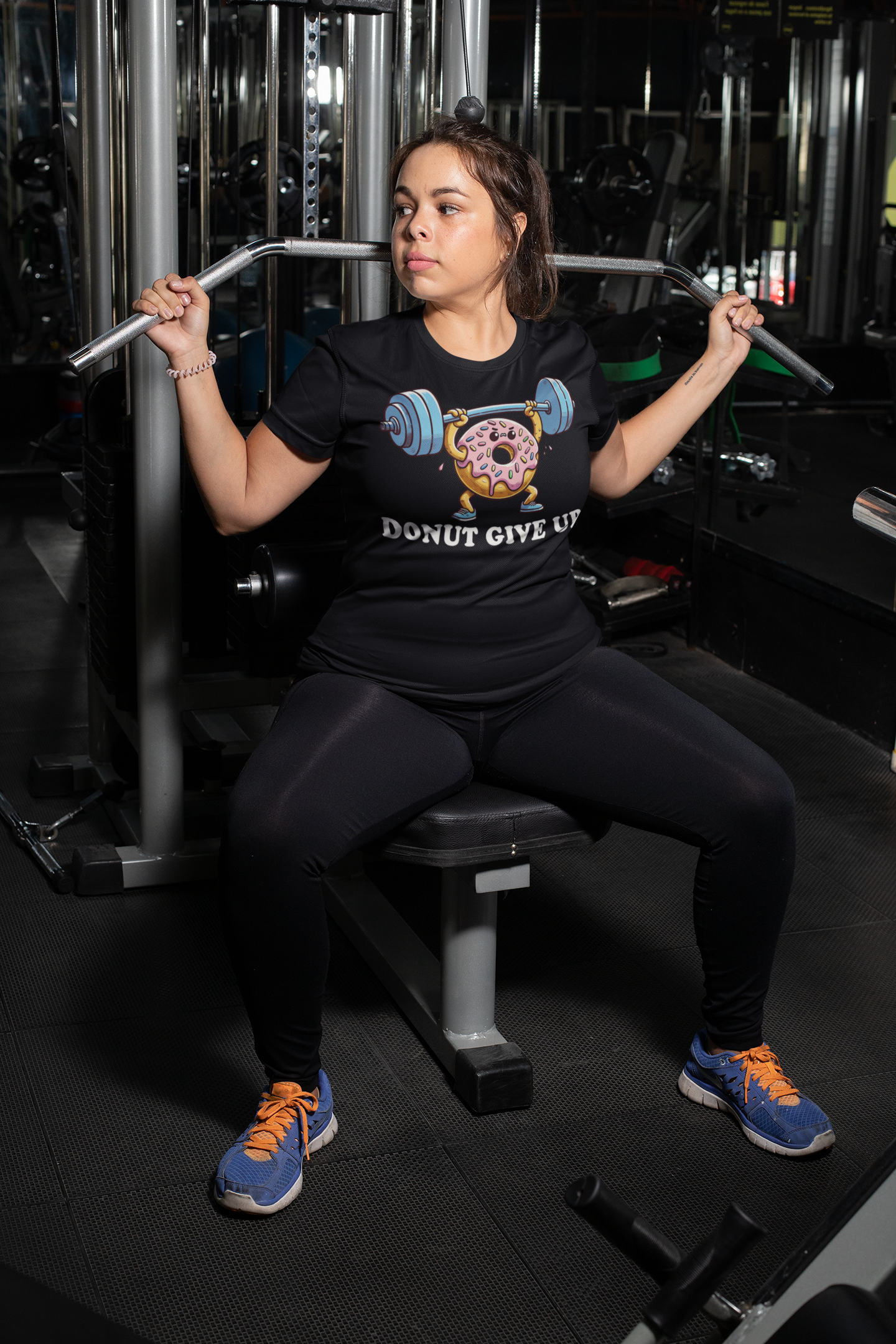 Donut Give Up Motivation Tee