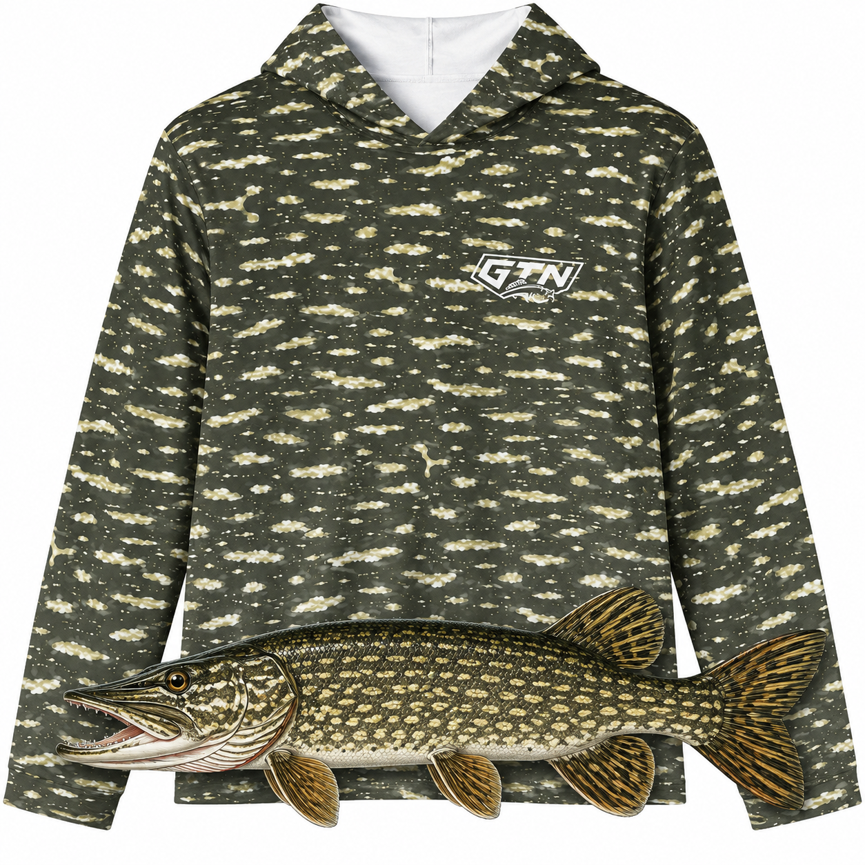 Northern Pike Performance Sun Hoodie