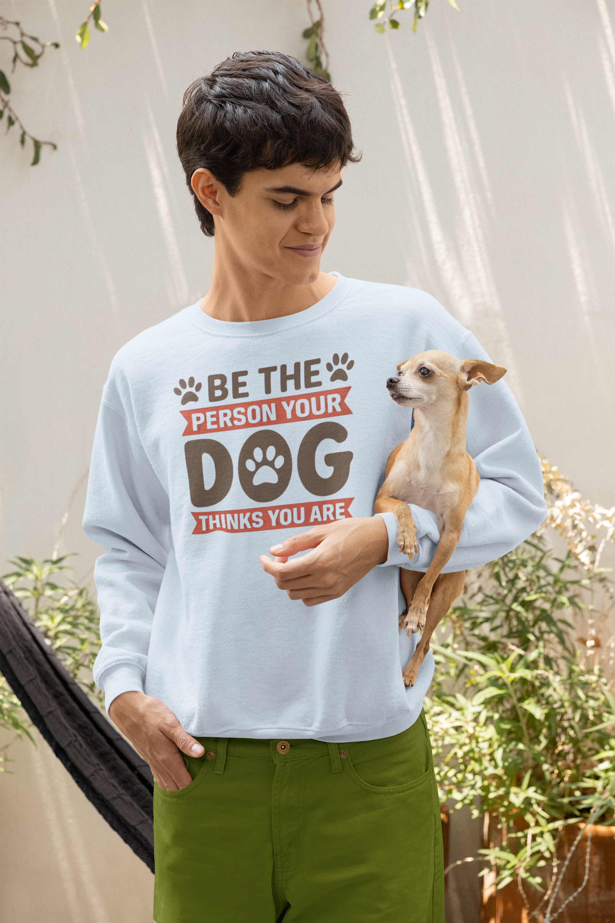 Bold Pup-Approved Motivation Sweater