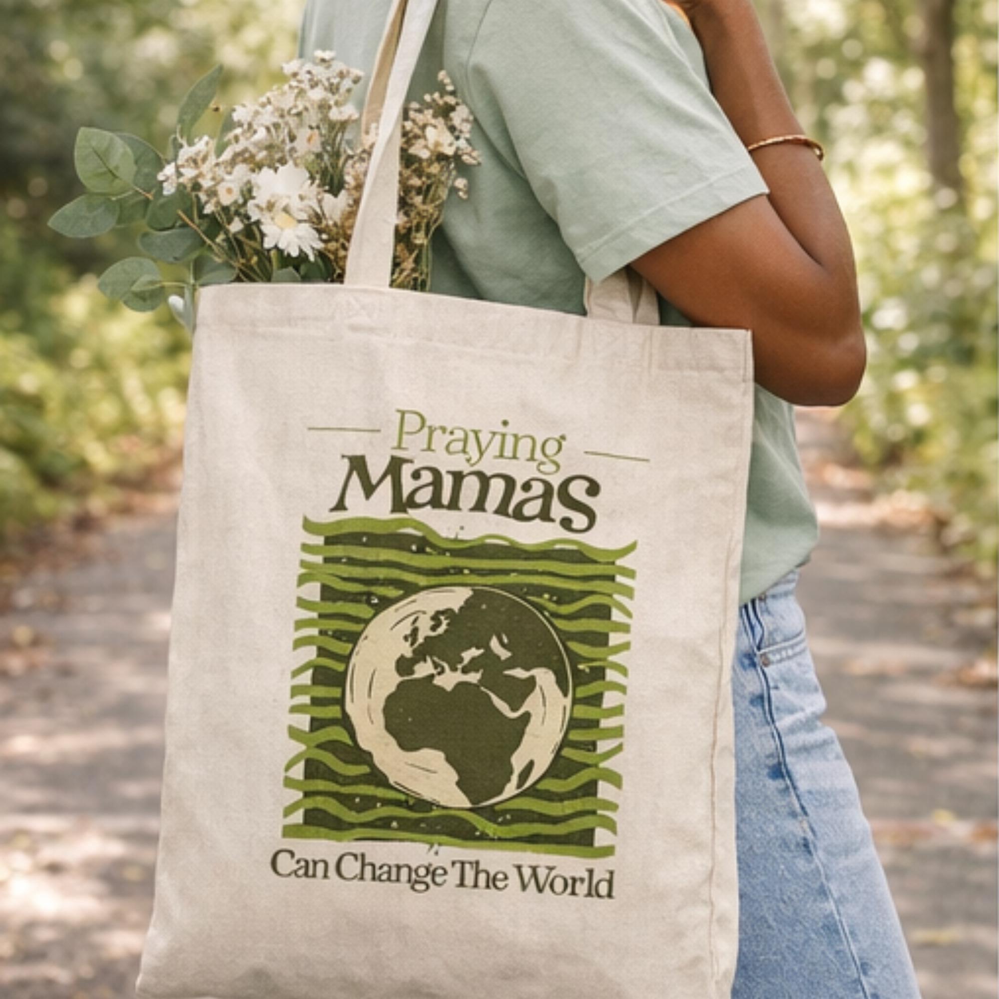 Praying Mamas Canvas Tote Bag